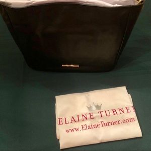 Elaine Turner Caitlin Black Shoulder Bag